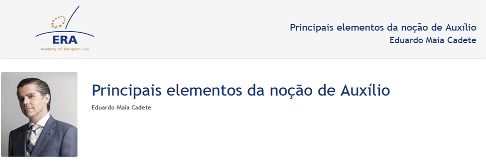 e-Presentation Eduardo Maia Cadete (220SDV44): Principais elementos da noção de Auxílio