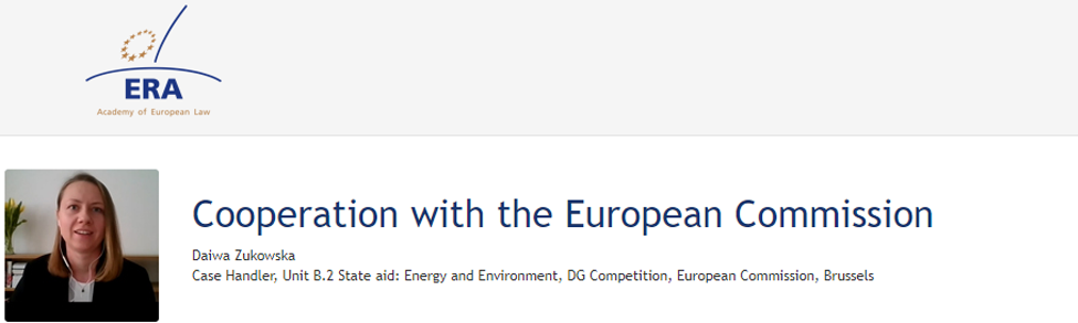 e-Presentation Daiwa Żukowska (221DV138e): Cooperation with the European Commission