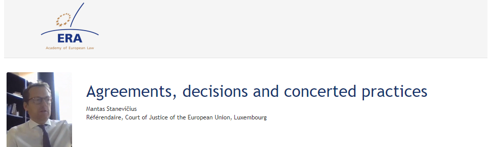 e-Presentation Mantas Stanevičius (221DV138e): Agreements, decisions and concerted practices