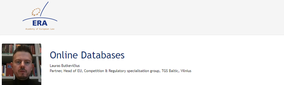 e-Presentation Dr Lauras Butkevičius (221DV138e): Online Databases