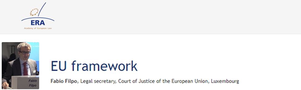 e-Presentation Fabio Filpo (222DV42f): EU framework