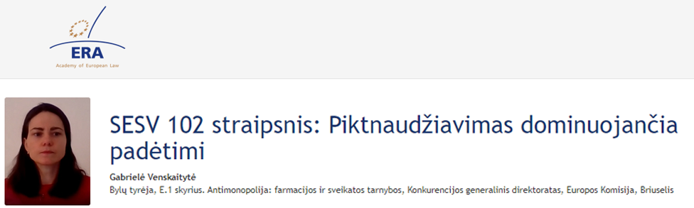 e-Presentation Gabrielė Venskaitytė (221DV138e): SESV 102 straipsnis: Piktnaudžiavimas dominuojančia padėtimi