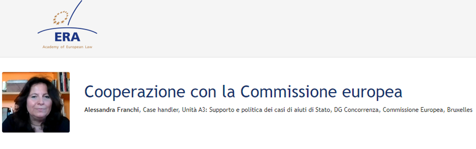 e-Presentation Alessandra Franchi (221DV129e): Cooperazione con la Commissione europea